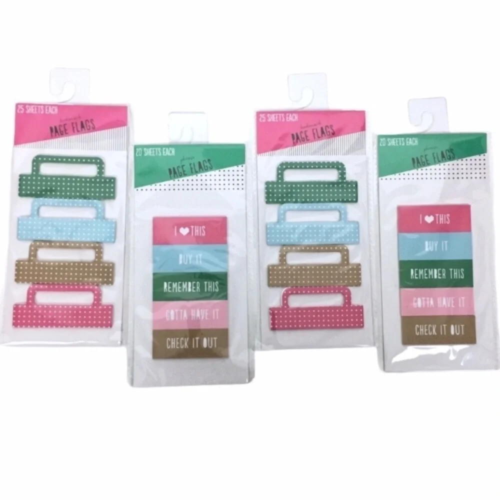 TARGET Page Flags Bookmarks Stationery Planner Scrapbooking Crafting Accessories